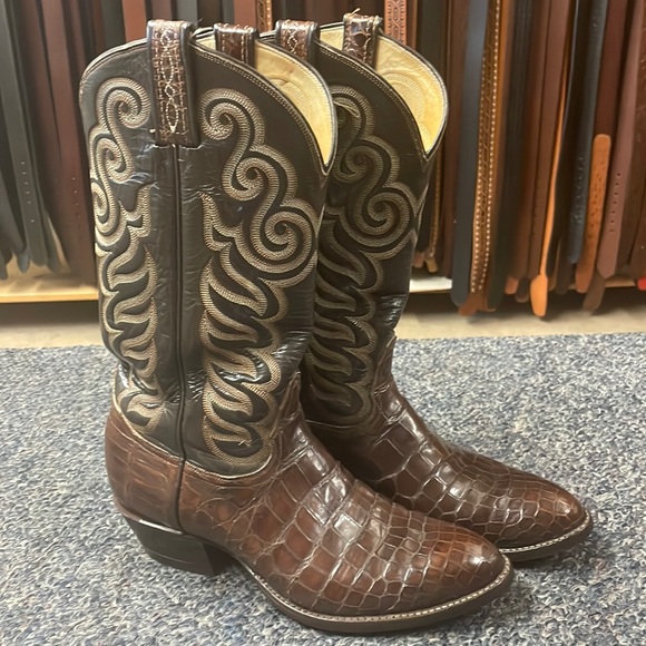 Tony Lama El Dorado Exotic Leather Men’s Cowboy Boots
